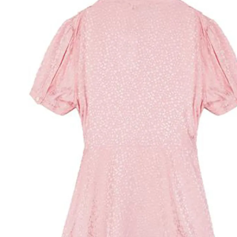 COACH Short Sleeved Dresses Women's Pink-3