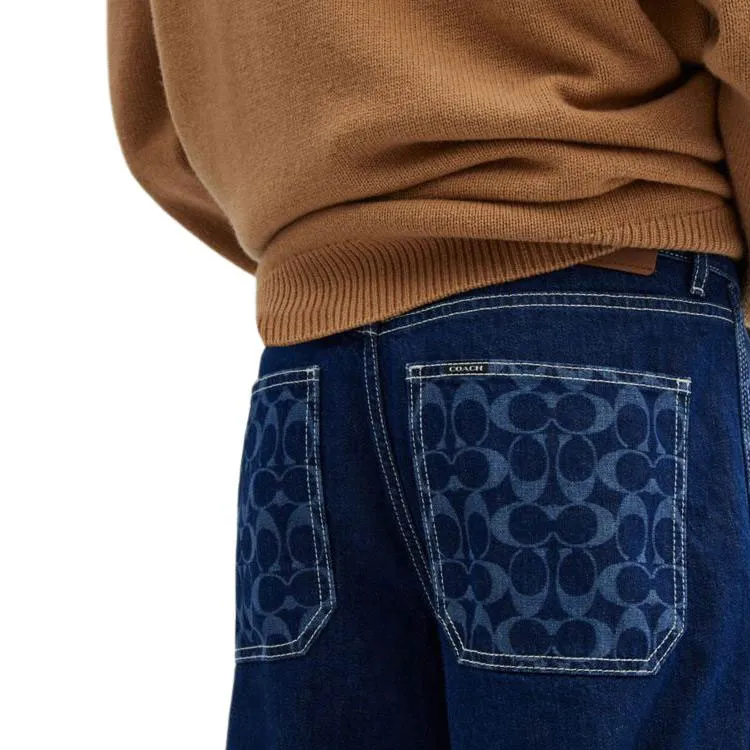 COACH Jeans Men Dark Blue-4