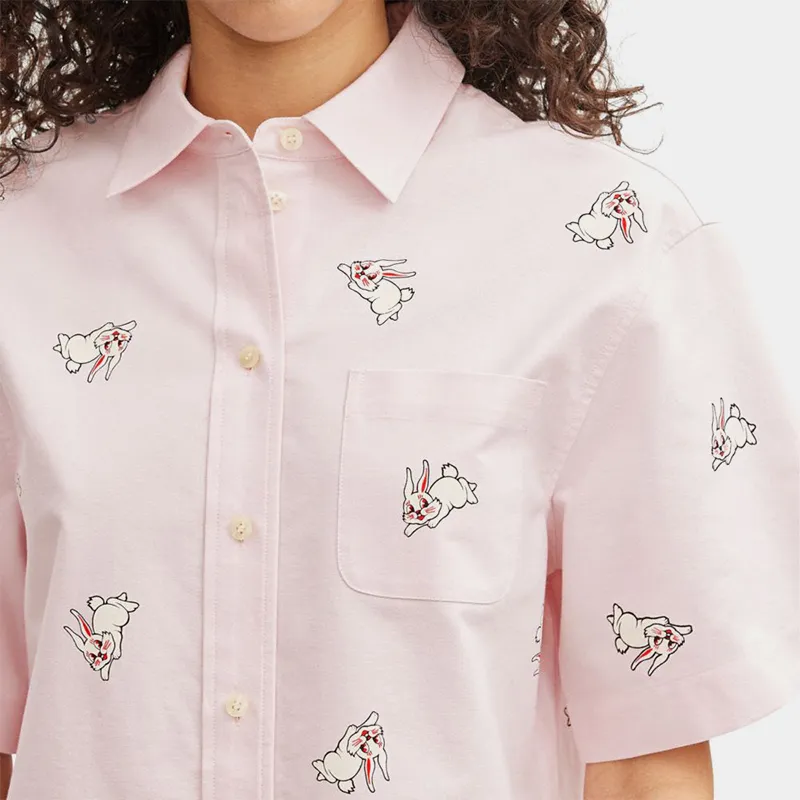 COACH Shirts Women's Pink-3