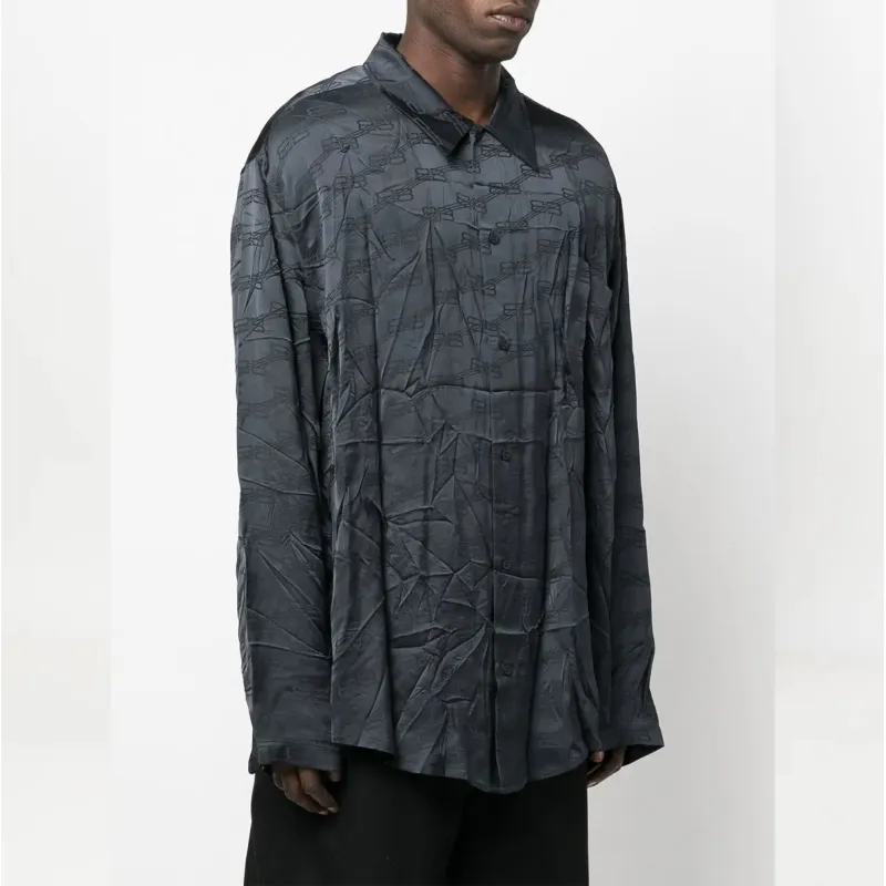 Balenciaga Long Sleeve Minimal Shirt-3