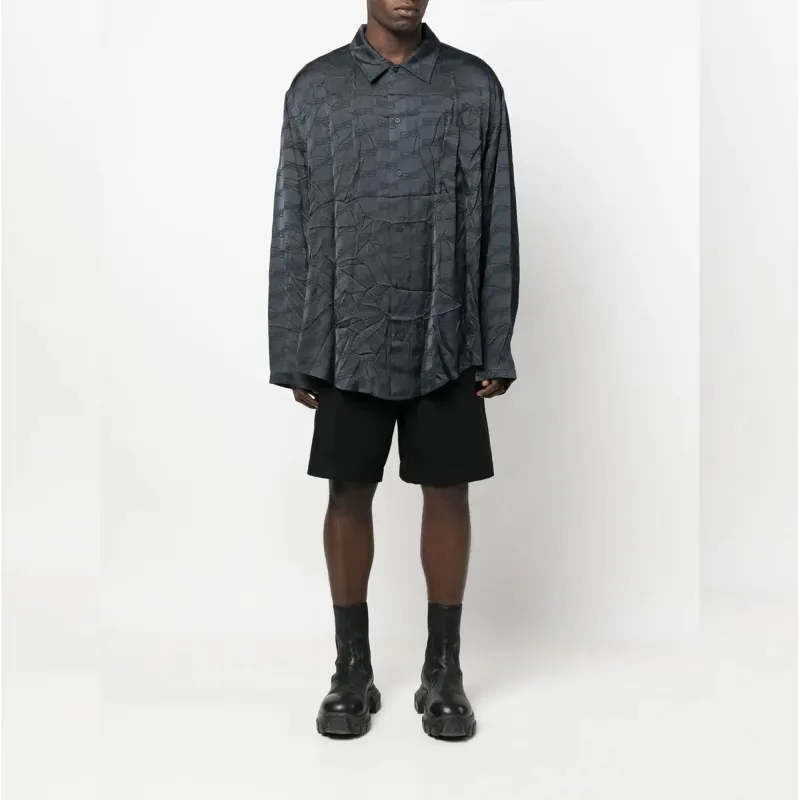 Balenciaga Long Sleeve Minimal Shirt-2