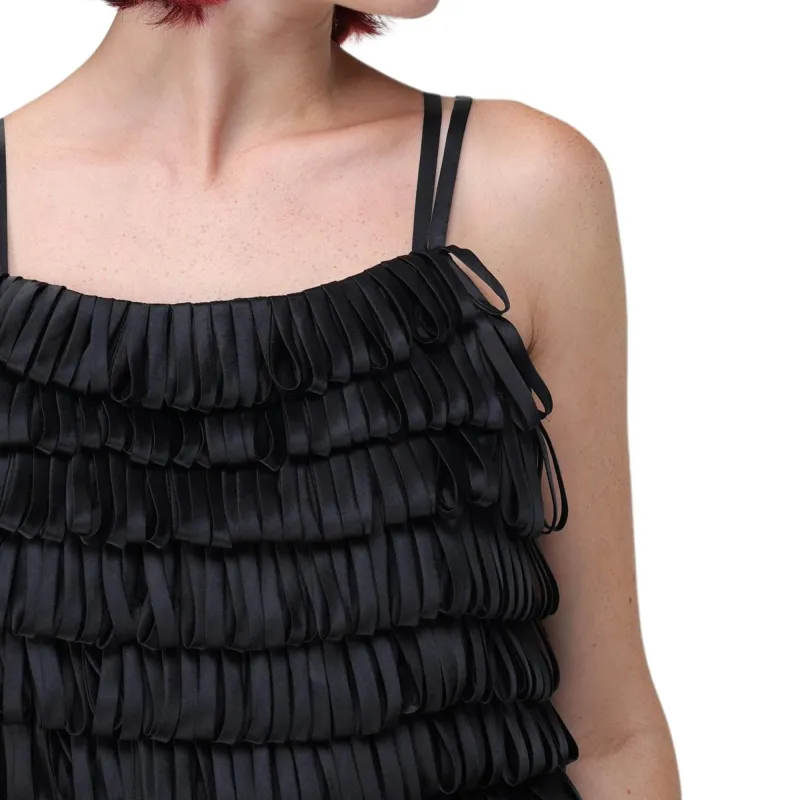MaxMara Slip Dress Women's Black-4