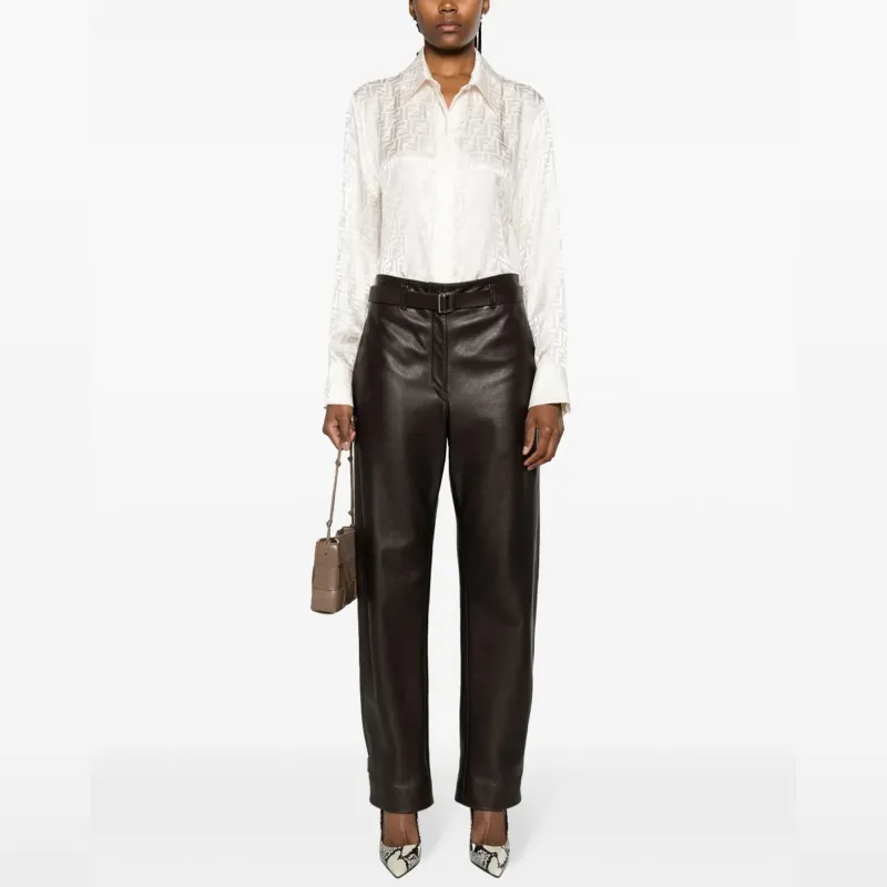 FENDI Shirts Men White-2