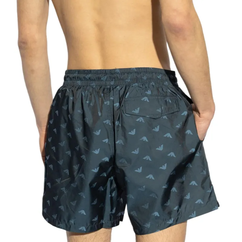 EMPORIO ARMANI Logo print Swim Shorts-2