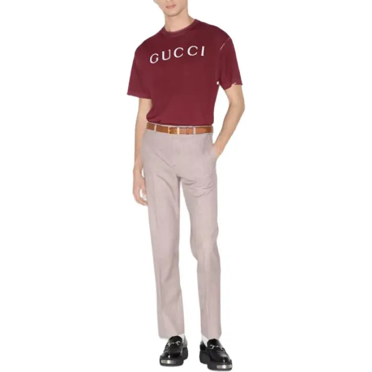 GUCCI T Shirts Men Red-1
