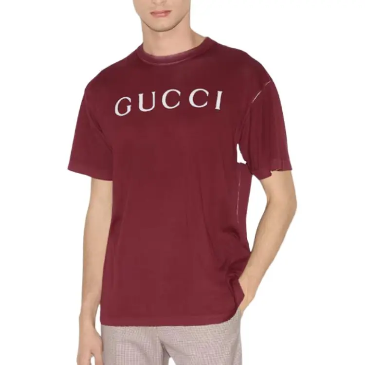 GUCCI T Shirts Men Red-2