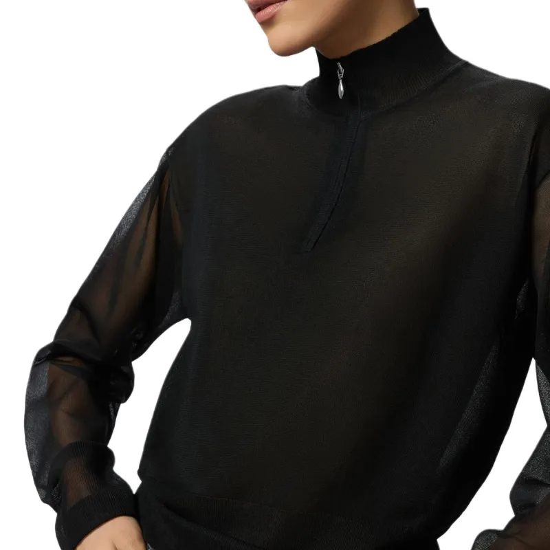 PINKO X Patrick McDowell Half zip Blouse-5