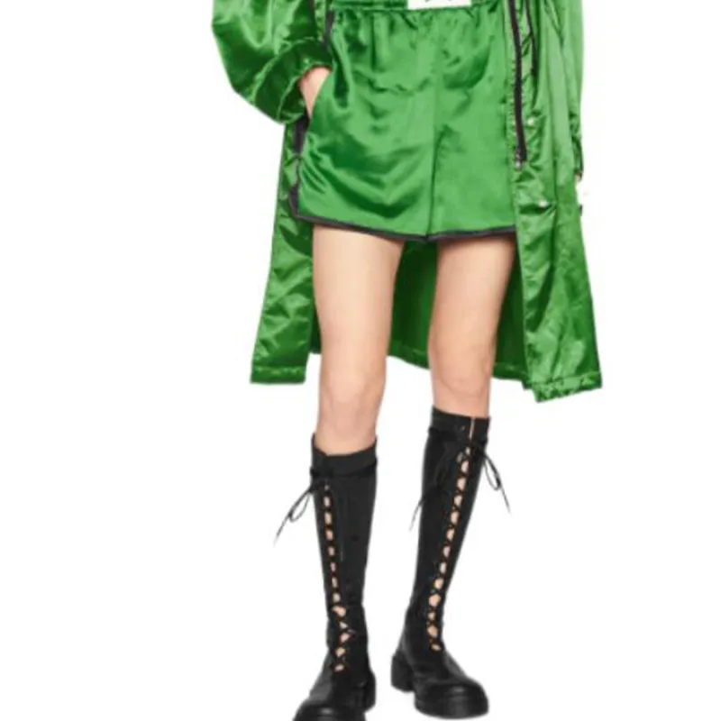 DIOR Quarterly New Products Casual Shorts Women's Green-5