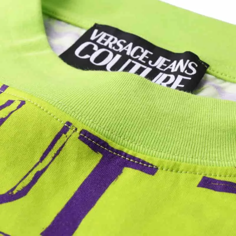 VERSACE JEANS COUTURE SS23 T Shirt Men's Bright Green-4