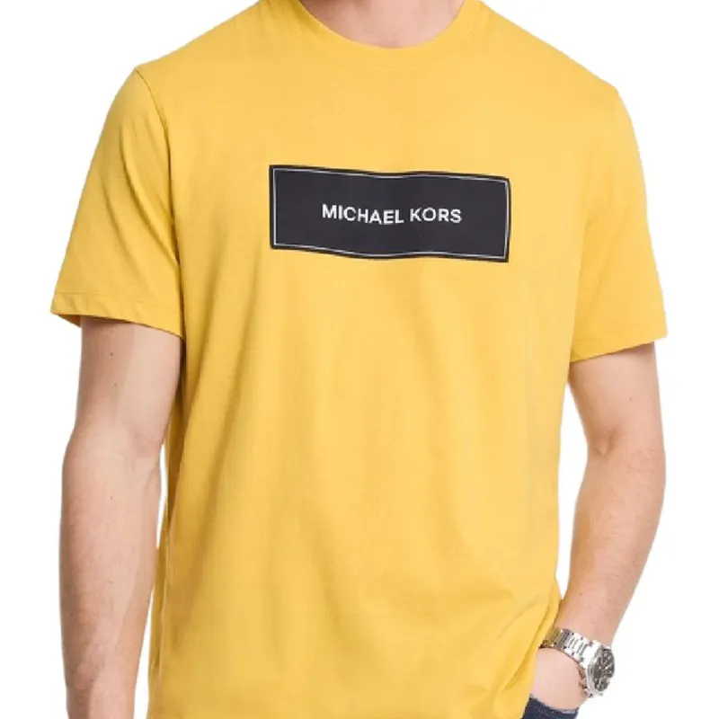 MICHAEL KORS SS25 T Shirt Men's Yellow-2