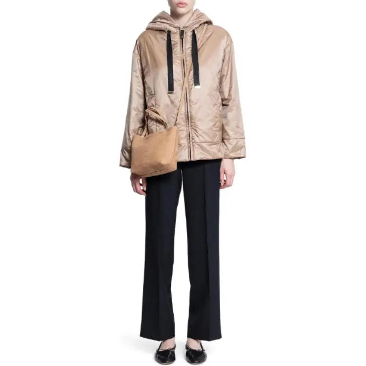 'S MAX MARA Zip up Bomber Jacket-4