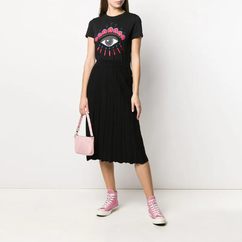 KENZO Knit Long Skirt Women's Black-1