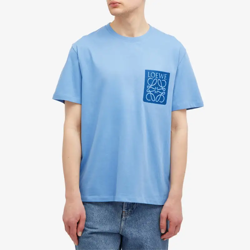 LOEWE T Shirts Men Blue-2