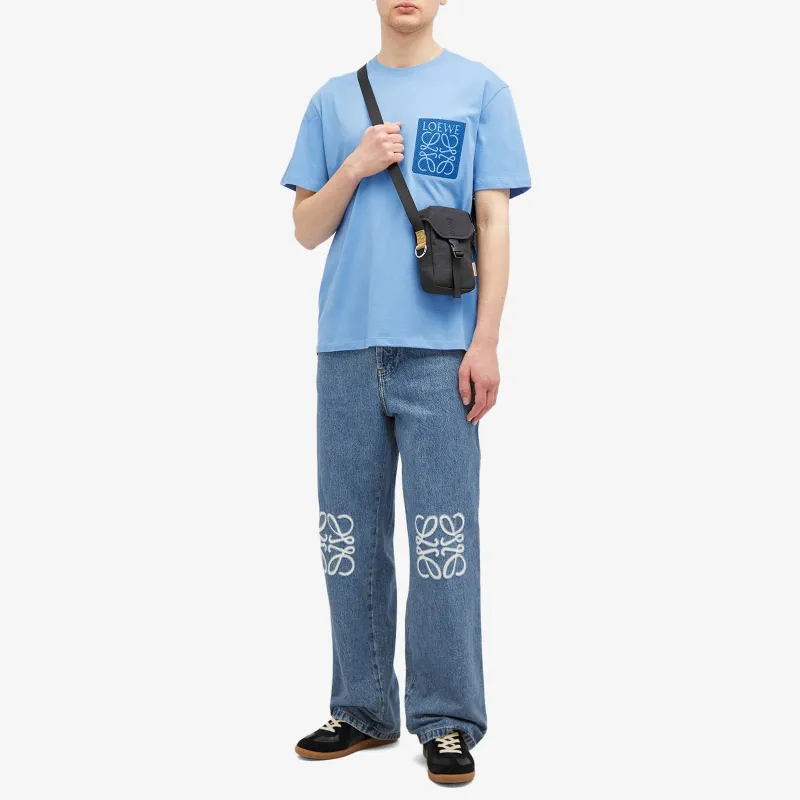 LOEWE T Shirts Men Blue-1