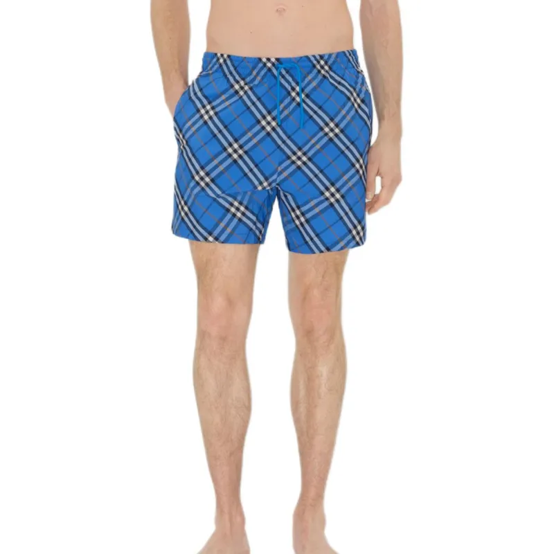 Burberry Checked Swim Shorts-1
