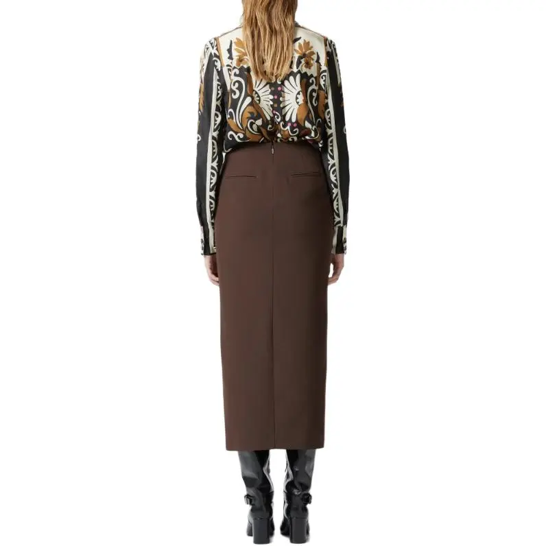 PINKO Stretch Midi Pencil Skirt-3