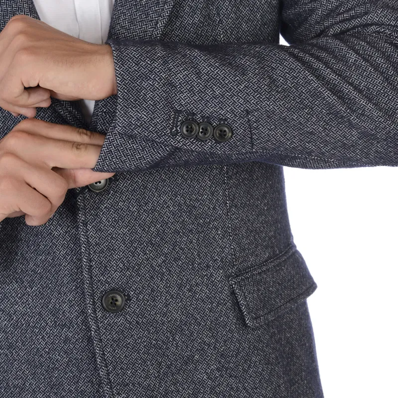 TRUSSARDI Business Suits Coats Men's Blue-3