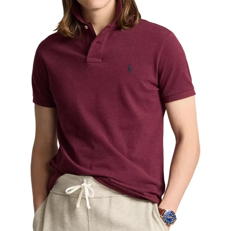 Polo Ralph Lauren SS25 Polo Shirt Men's Burgundy-1