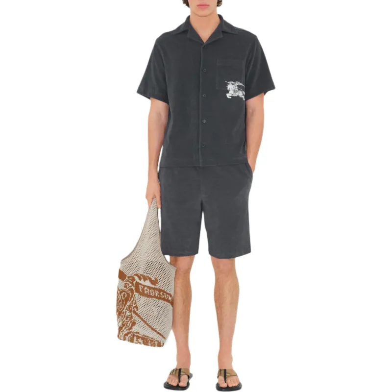 Burberry Ekd Towelling Shirt-1