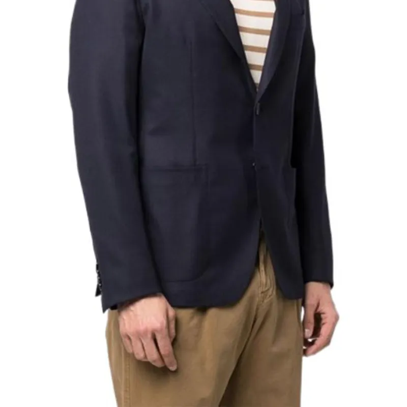 Tagliatore Single breasted Virgin wool Blazer-4