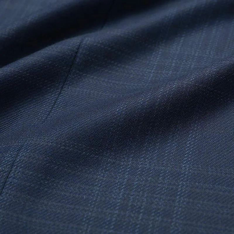 Zegna SS25 Business Suit Coat Men's Dark Blue-4