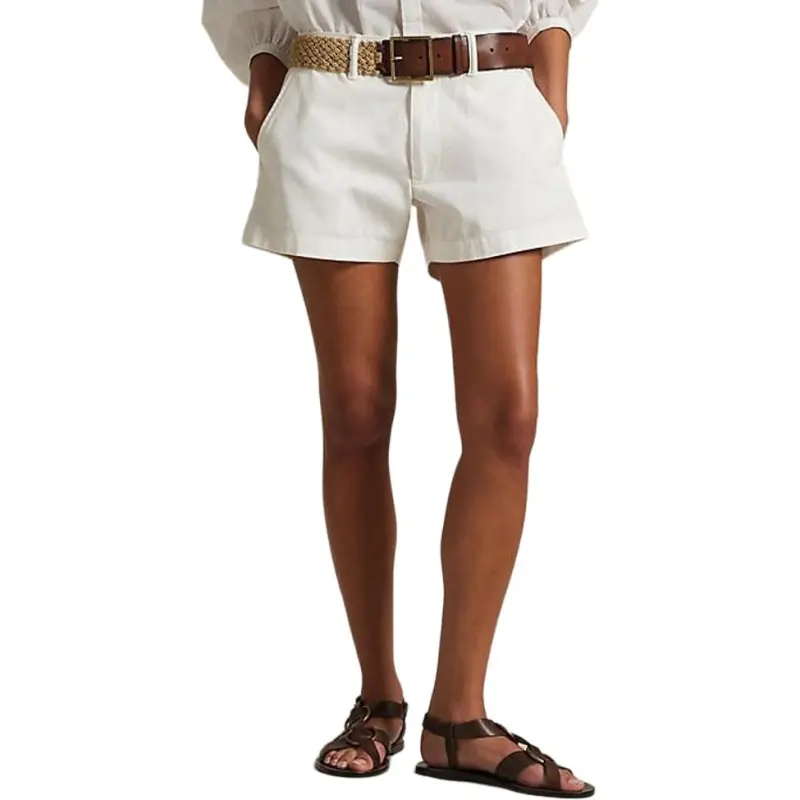 Polo Ralph Lauren Denim Shorts Women's White-2