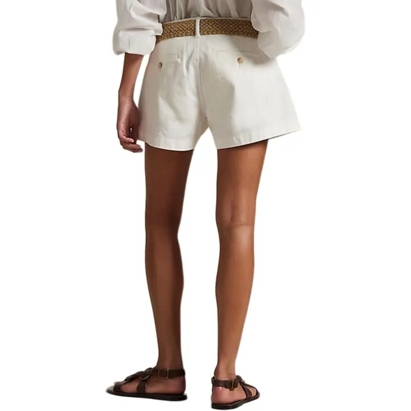 Polo Ralph Lauren Denim Shorts Women's White-3