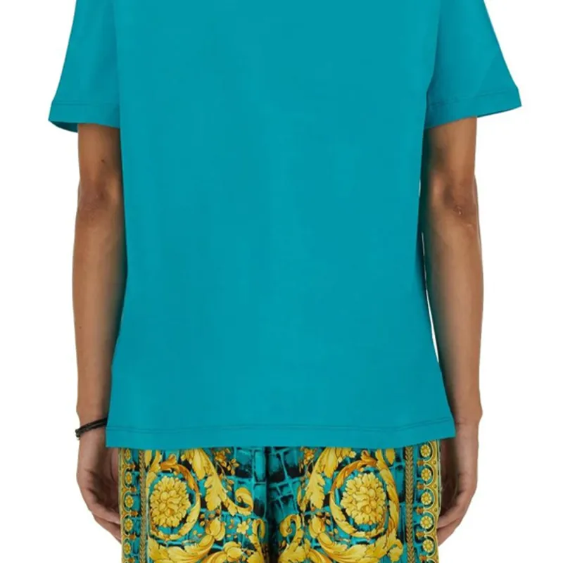 VERSACE Barocco Silhouette print T shirt-3