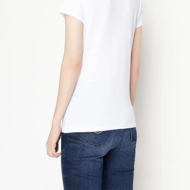 ARMANI EXCHANGEAE ARMANI EXCHANGE X SmileyWorld FW22 T Shirt Women's White-4