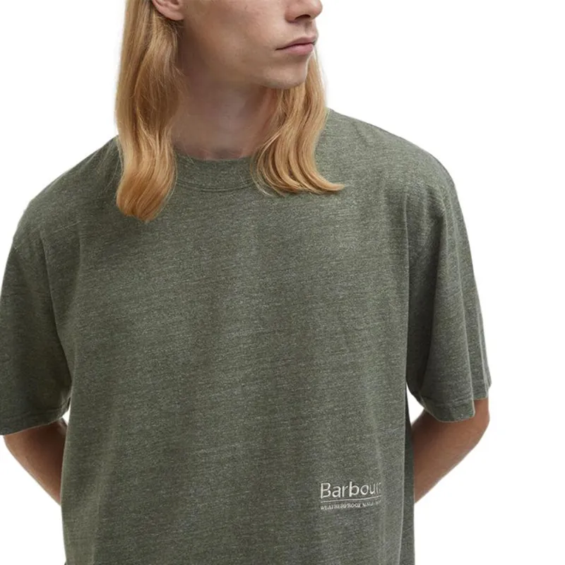 BARBOUR SS25 T Shirt Men's Dark Olive-4