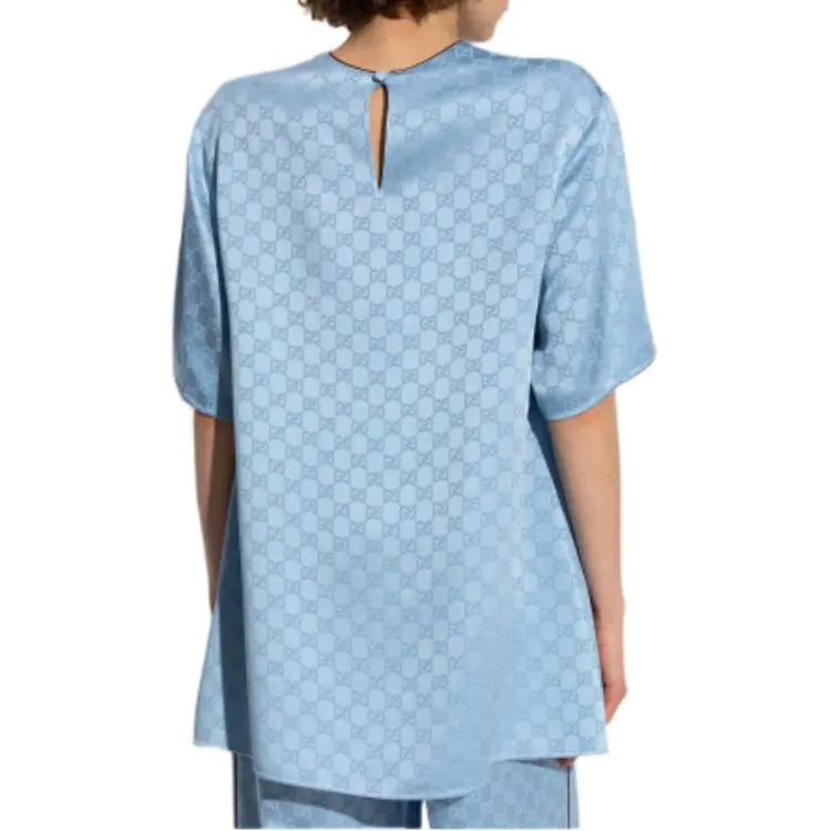 GUCCI T Shirts Women's Blue-2