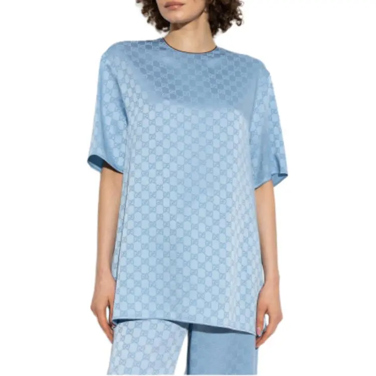 GUCCI T Shirts Women's Blue-1