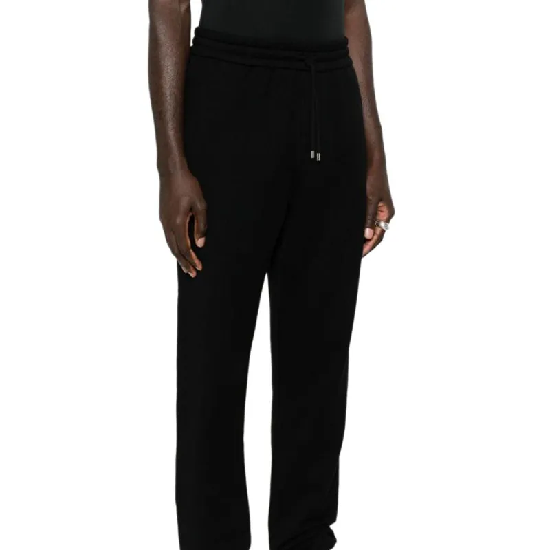 SAINT LAURENT Drawstring Straight Leg Joggings Pants-4