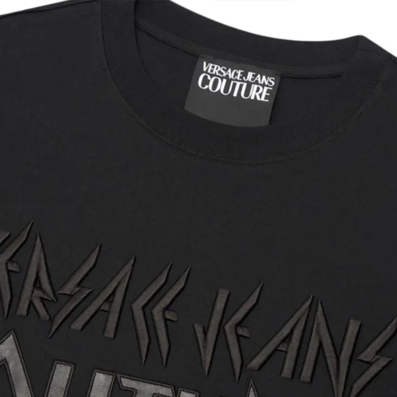VERSACE JEANS COUTURE Logo embroidered T shirt-2