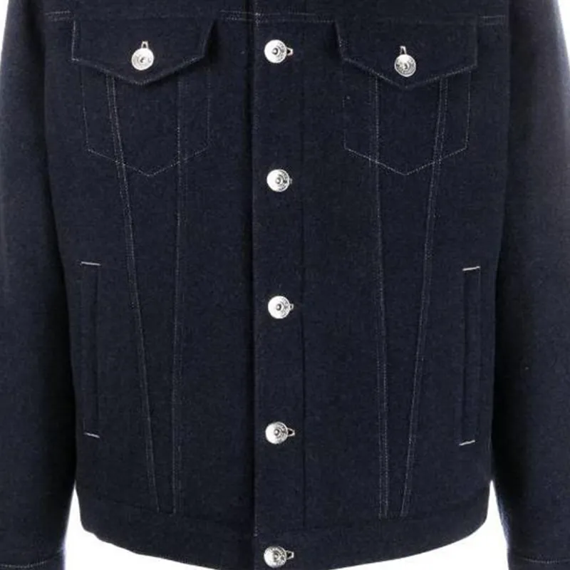Brunello Cucinelli Jackets & Coats Men's Cobalt Blue-5