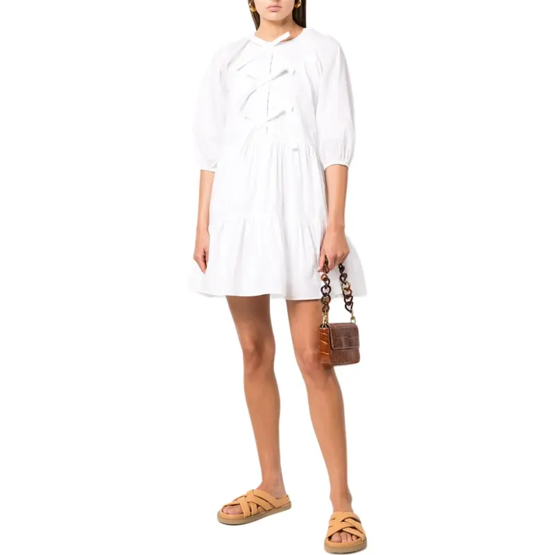 Cinq A Sept Lynn Bow-detail Smock Dress-1