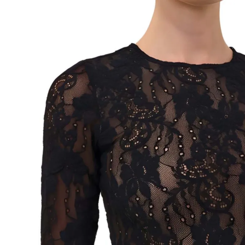 Zimmermann Lace Long Sleeved Bodysuit-7
