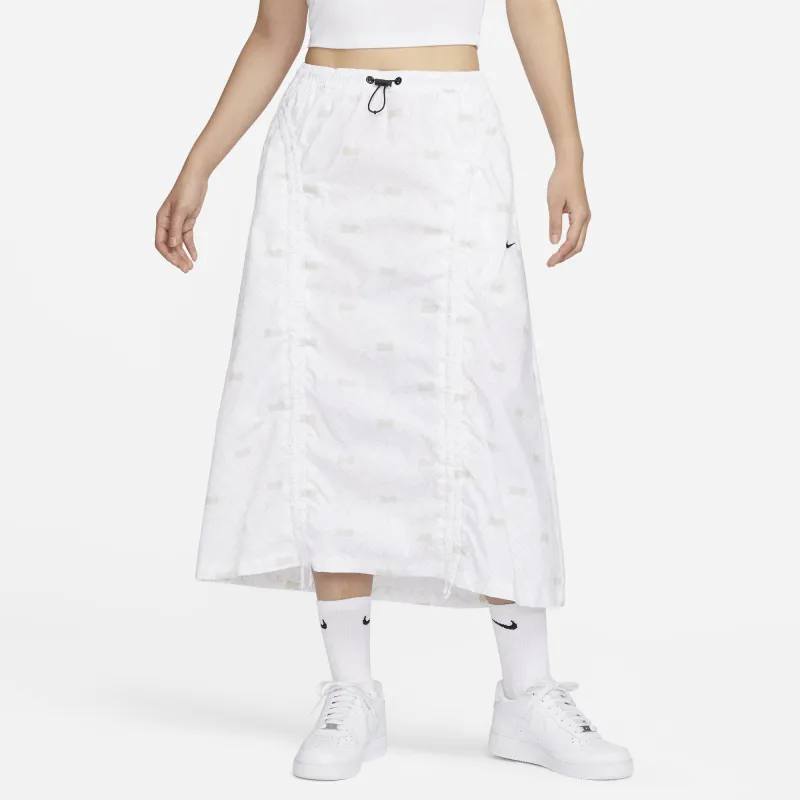 Nike Casual Long Skirts Women's White-2