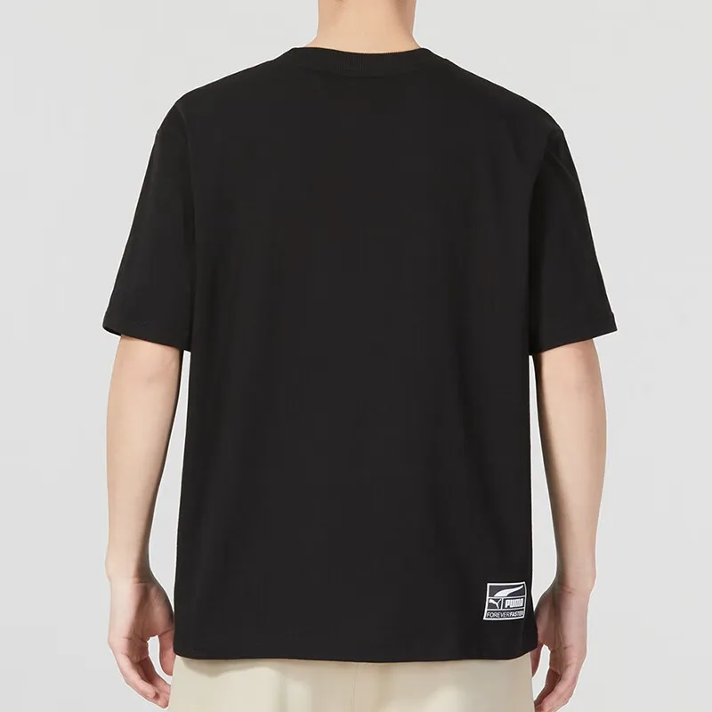 PUMA T Shirts Unisex Black-3