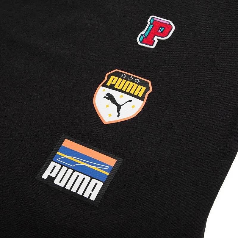 PUMA T Shirts Unisex Black-4