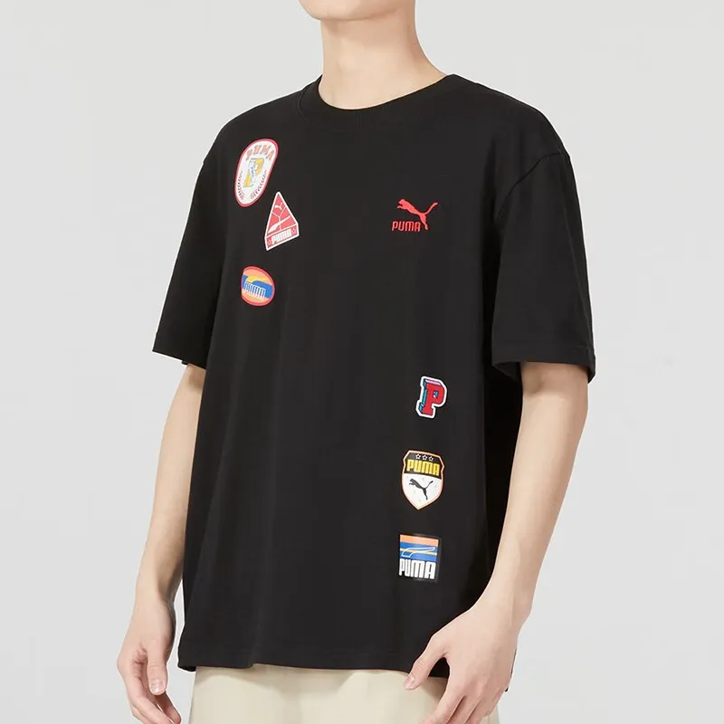 PUMA T Shirts Unisex Black-2