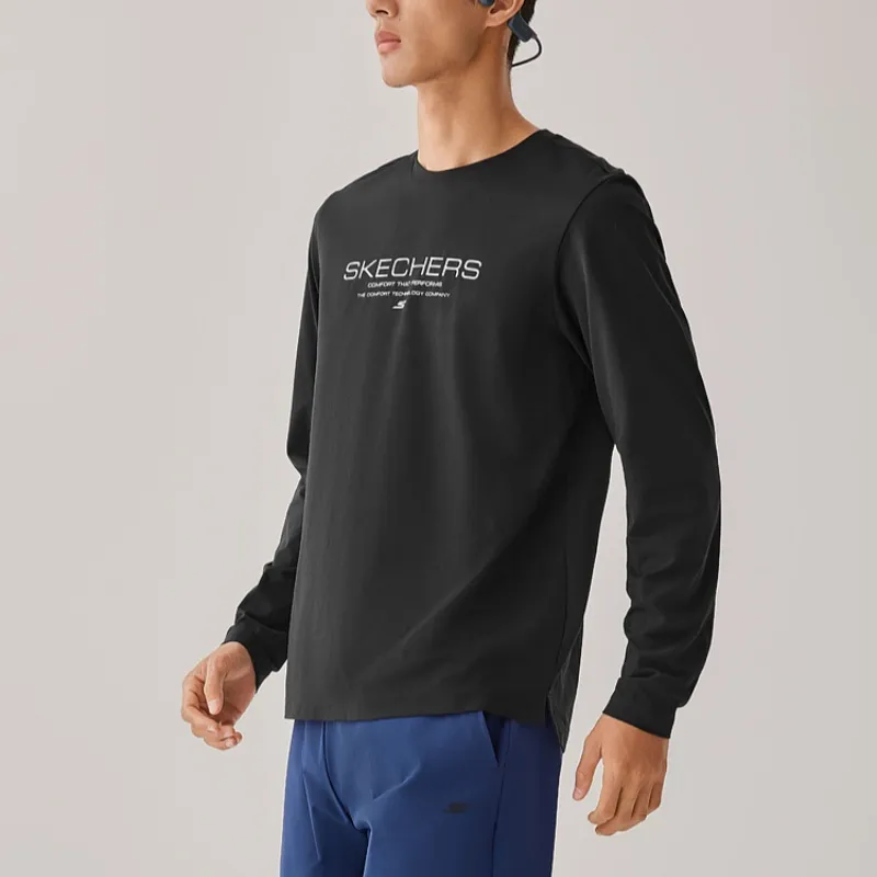 Skechers T Shirt Men's Carbon Black-3