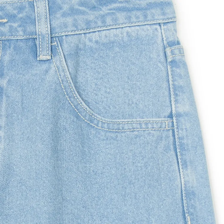 MLB New York Yankees Jeans Women's Light Blue-3
