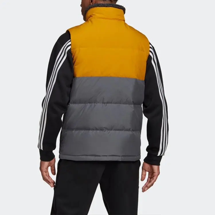 Adidas Down Jacket Men's Yellow Black Multicolor-3