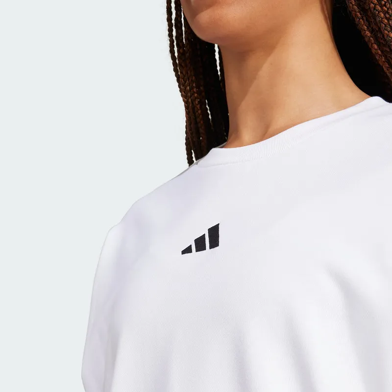 Adidas Free Shipping With AdiClub Essentials 3 Stripes French Terry Sweatshirt-4