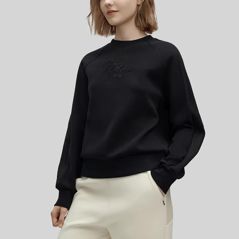FILA EMERALD Sweatshirt Women's Jet Black-3