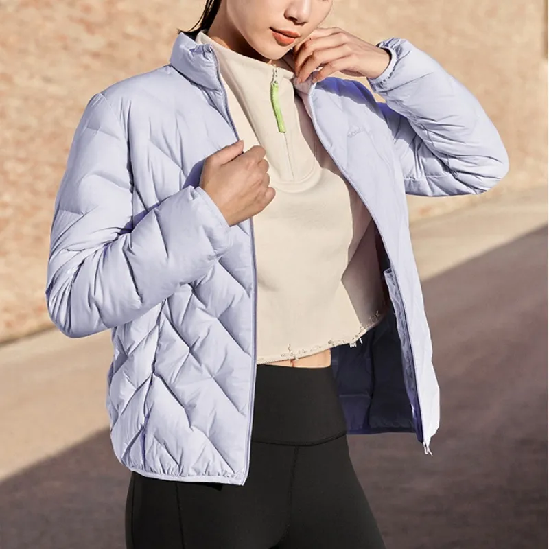 Saucony Down Jackets Women's Gray Purple-2