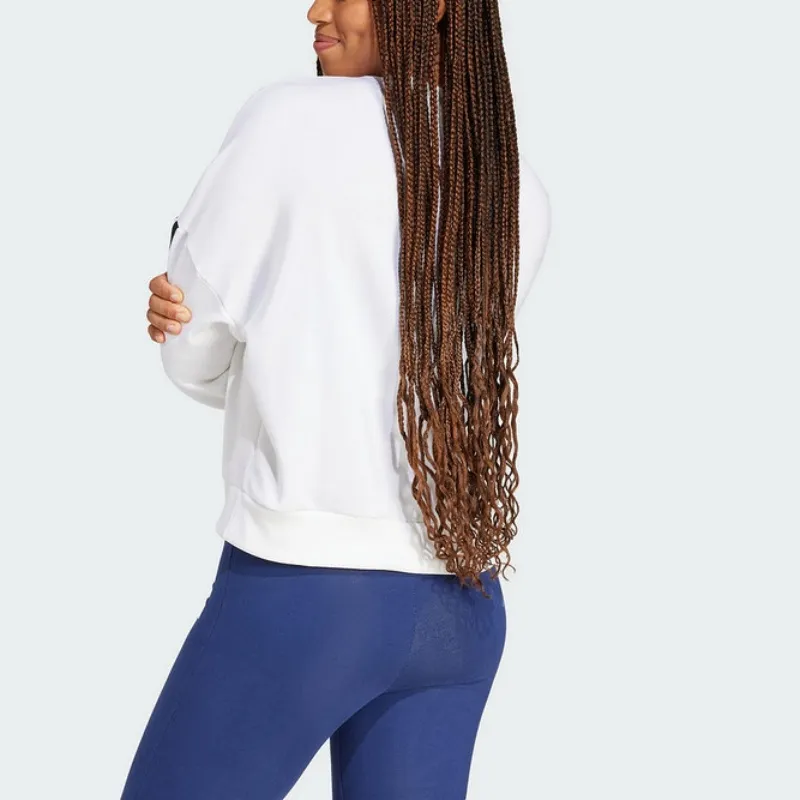 Adidas Free Shipping With AdiClub Essentials 3 Stripes French Terry Sweatshirt-3