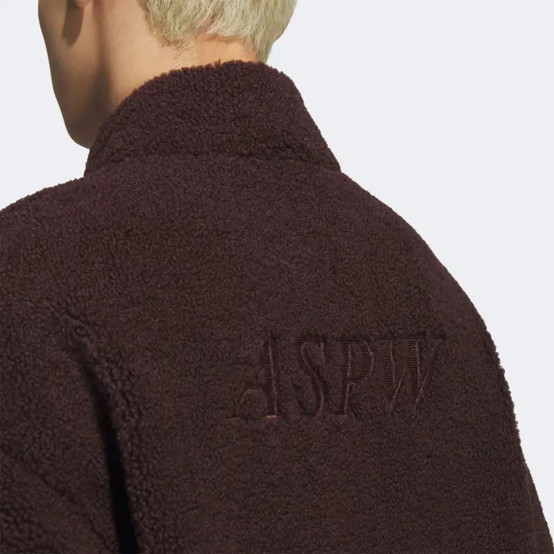 Adidas SportPerformance FW24 ST WARM MIX Velvet-feel Coat Men's Coffee-5