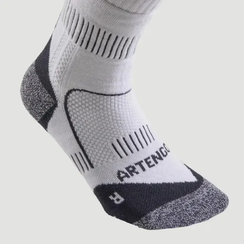 DECATHLON Knee High Socks Men's 3 Pack Snow-3